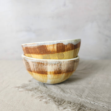Ceramic Tapas/Side Bowl - Cinnabar
